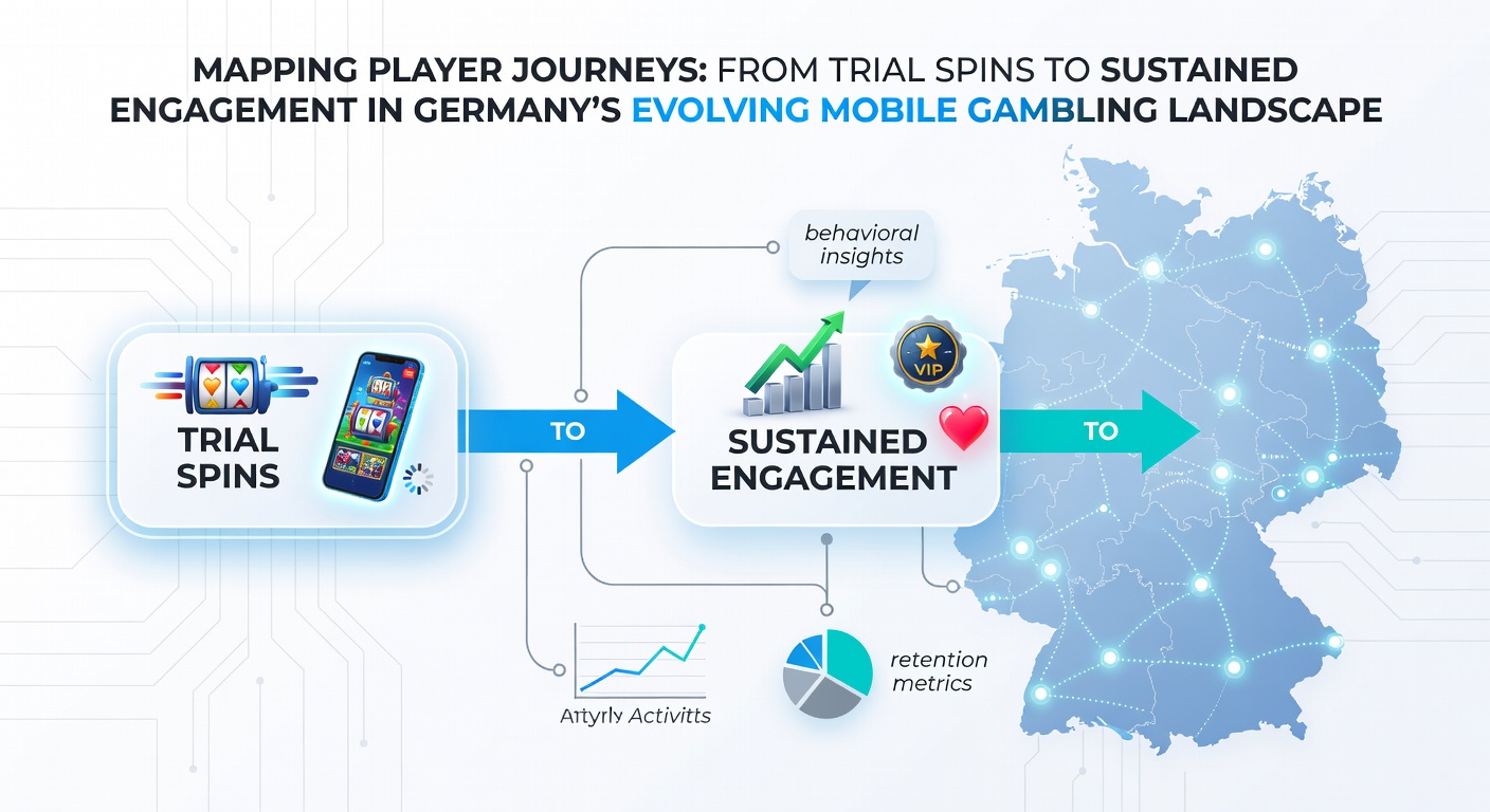 Diagramm zur Analyse von Engagement-Metriken im deutschen mobilen Glücksspielmarkt
